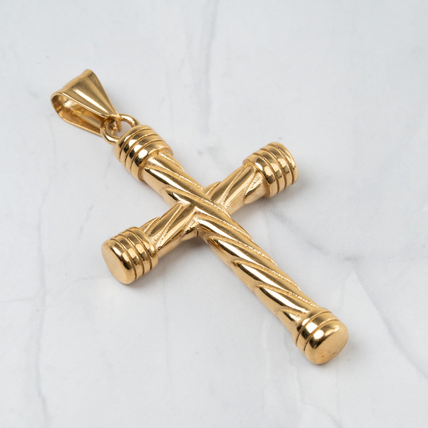 Combo Cadena Cubana + Dije Cruz Lazo GRATIS