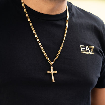 Combo Cadena Cubana + Dije Cruz Lazo GRATIS