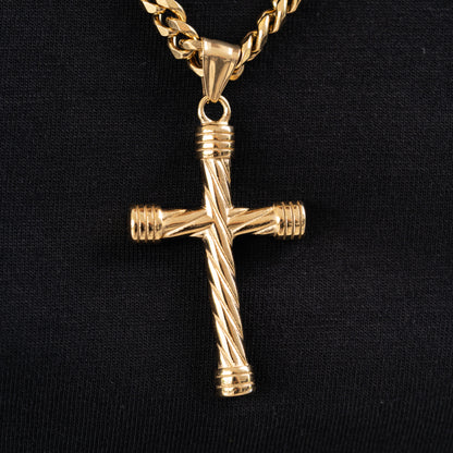 Combo Cadena Cubana + Dije Cruz Lazo GRATIS