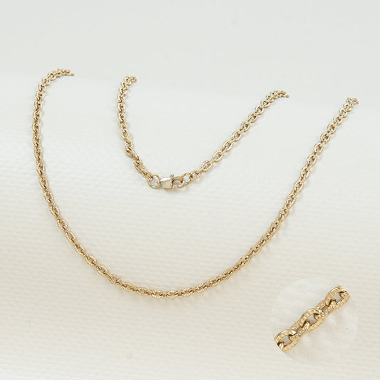Cadena Ovalo Mujer