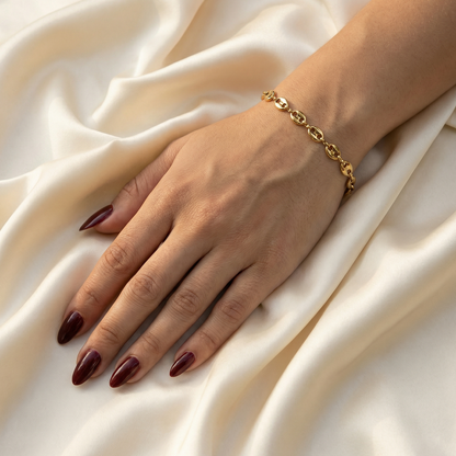 Pulsera Grano de Café Mujer 5mm