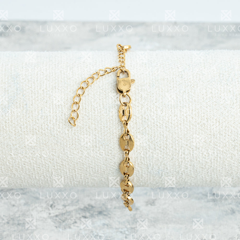 Pulsera Grano de Café Mujer 5mm